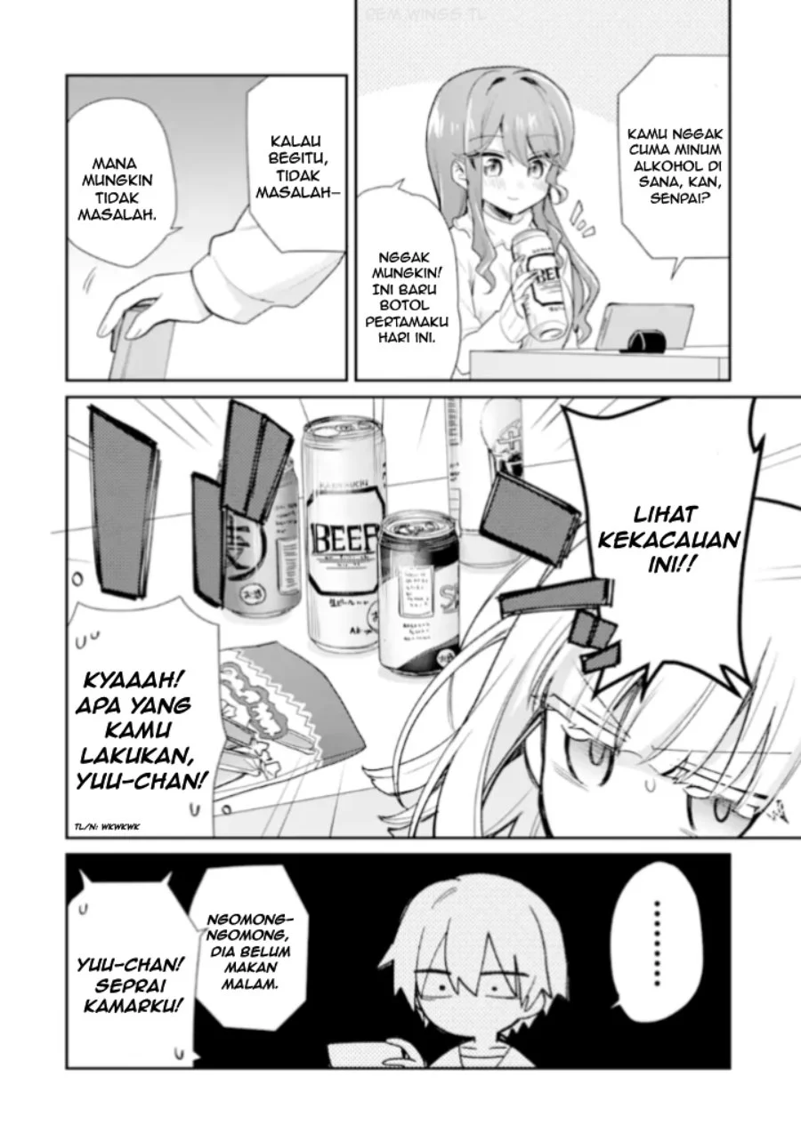 Osake to Senpai Kanojo to no Amaama Doukyo Lovecome wa Nijuusai ni Natte kara Chapter 6.1 Gambar 15