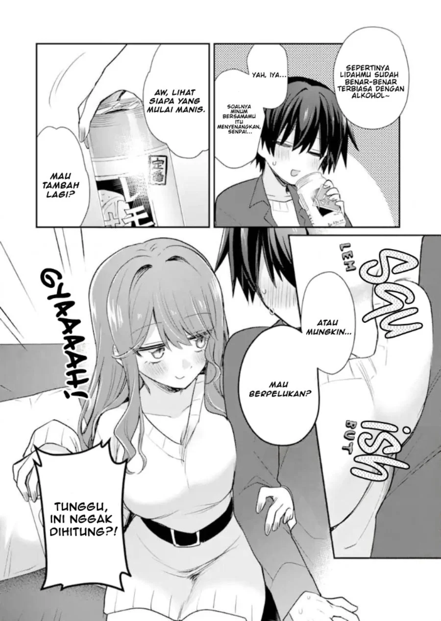 Osake to Senpai Kanojo to no Amaama Doukyo Lovecome wa Nijuusai ni Natte kara Chapter 7 Gambar 17