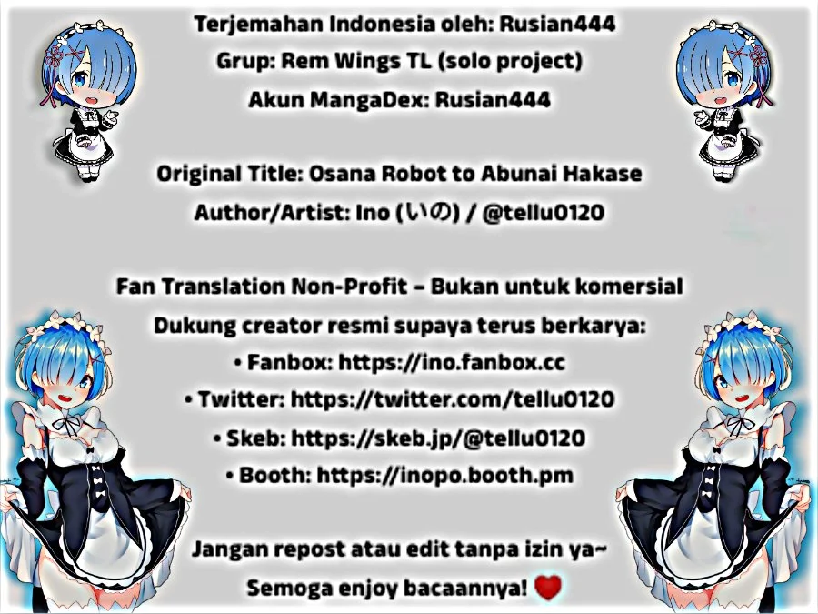 Osana Robot to Abunai Hakase Chapter 39 Gambar 3