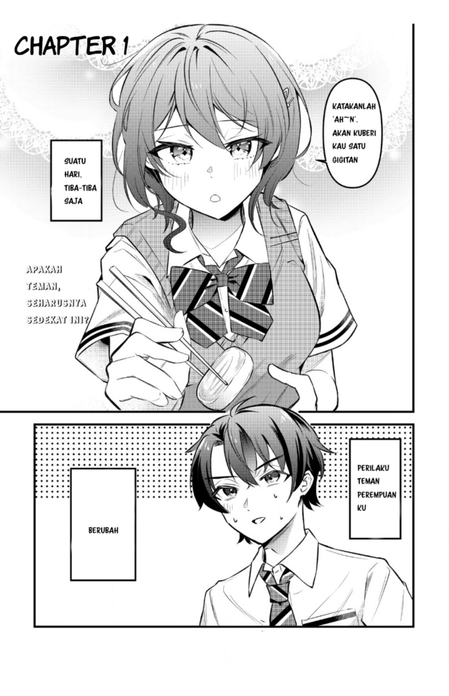Baca Manga “Osananajimi ga Hoshii” to Tsubuyaitara Yoku Issho ni Asobu Onna Tomodachi no Yousu ga Hen ni Nattanda ga Chapter 1 Gambar 2