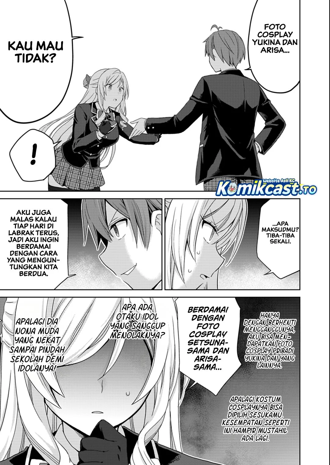 Osananajimitachi ga Ninki Idol ni Natta: Amama na Kanojotachi wa Ore ni Mitsuide Kureteiru Chapter 3.2 Gambar 10