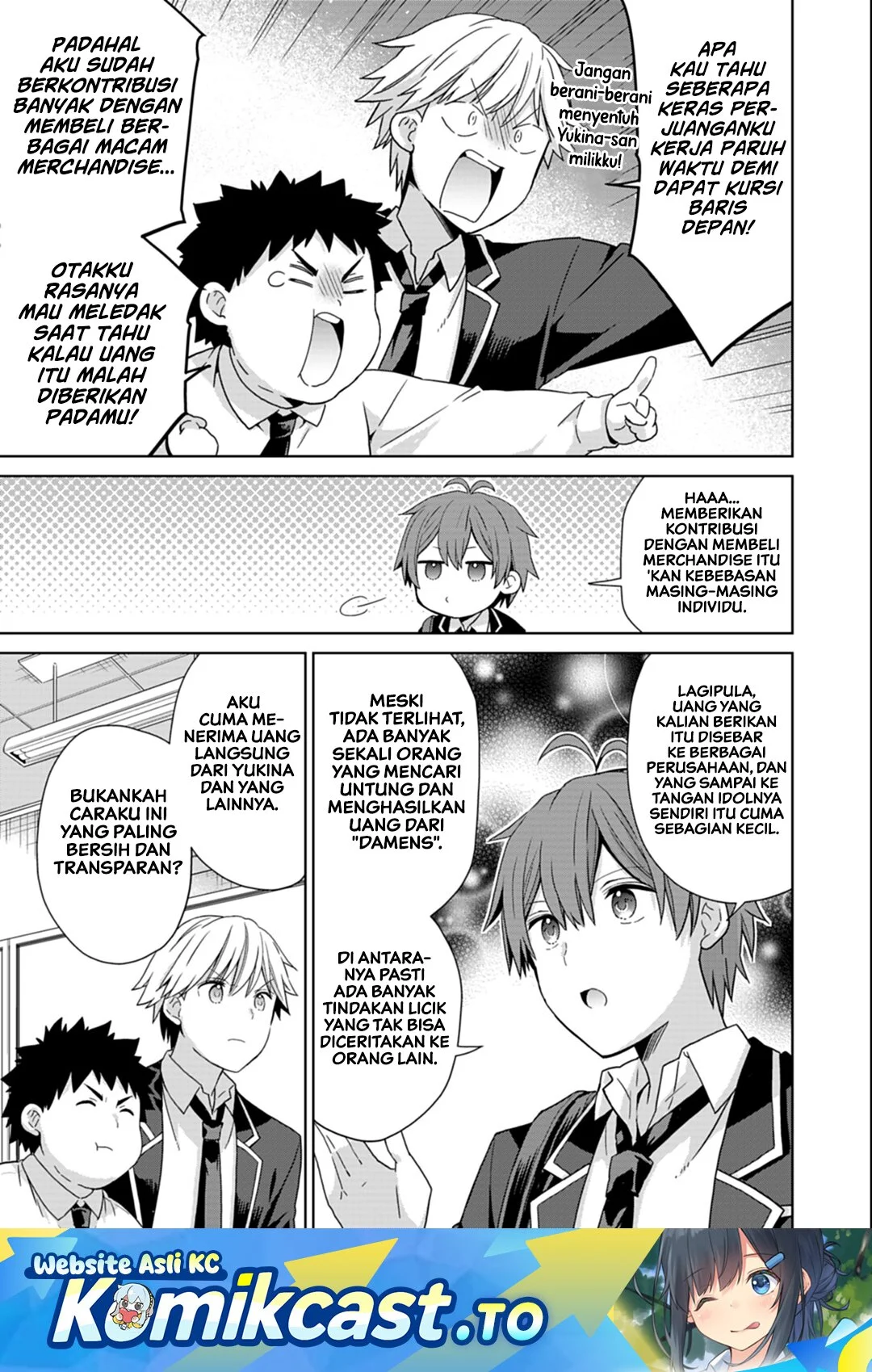 Manga Osananajimitachi ga Ninki Idol ni Natta: Amama na Kanojotachi wa Ore ni Mitsuide Kureteiru Chapter 3.2 gambar 2