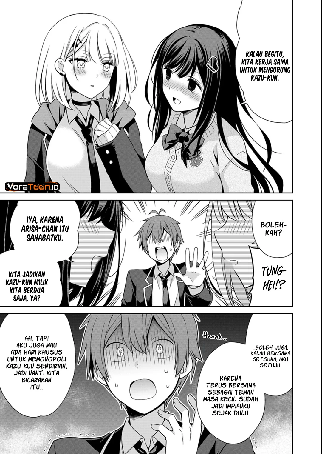 Osananajimitachi ga Ninki Idol ni Natta: Amama na Kanojotachi wa Ore ni Mitsuide Kureteiru Chapter 6 Gambar 14