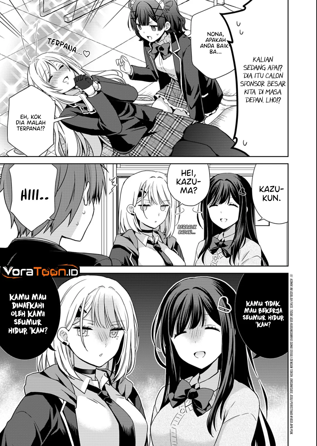 Osananajimitachi ga Ninki Idol ni Natta: Amama na Kanojotachi wa Ore ni Mitsuide Kureteiru Chapter 6 Gambar 18