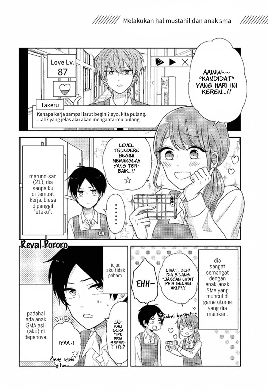 Baca Manga Otaku Onna to Danshi Kosei Chapter 1 Gambar 2