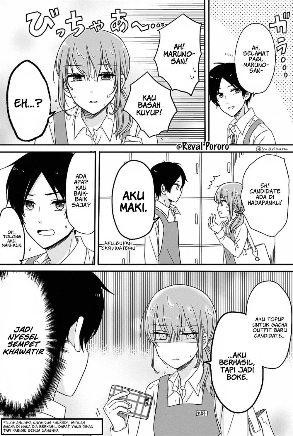 Baca Manga Otaku Onna to Danshi Kosei Chapter 3 Gambar 2