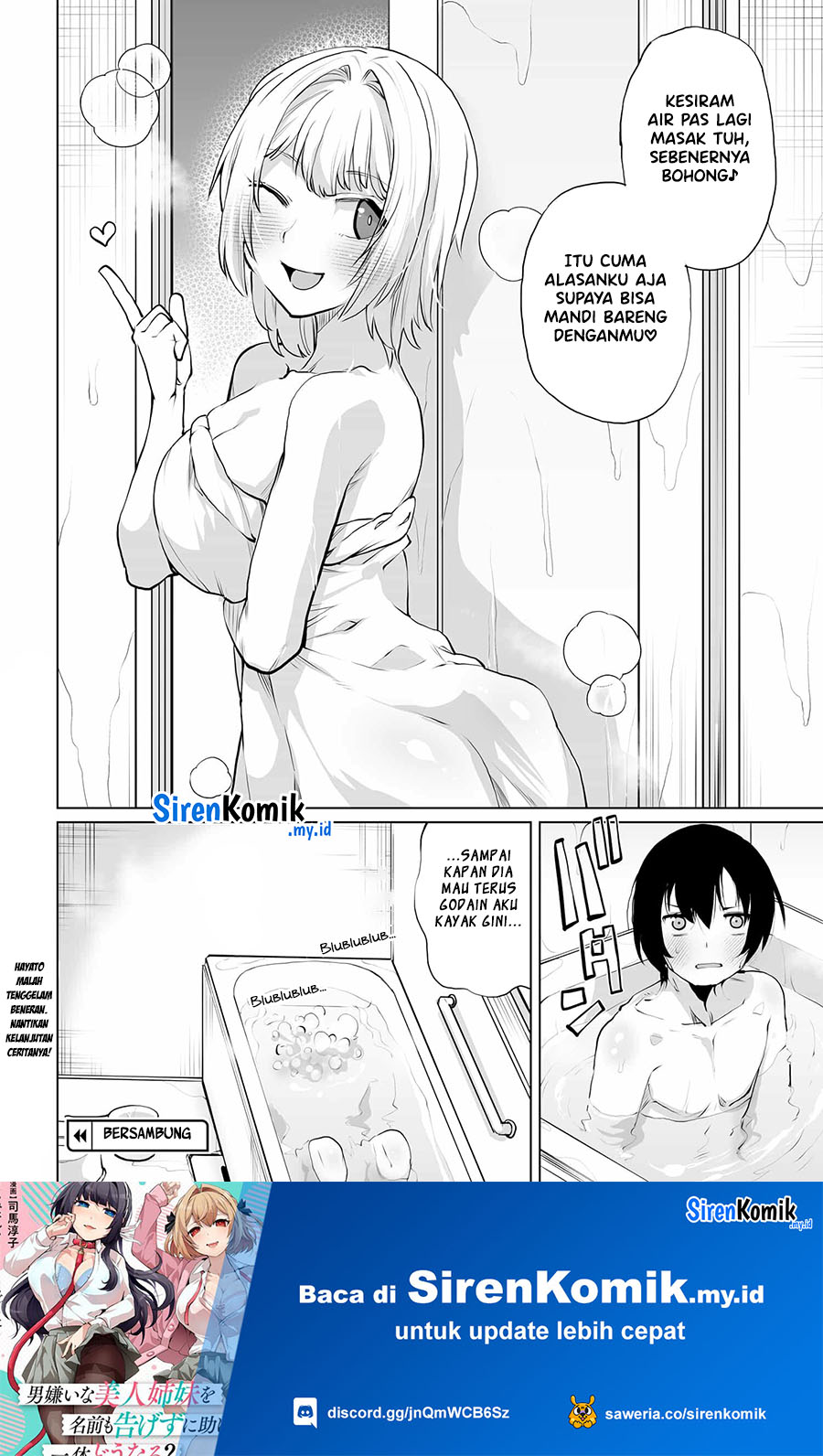 Otoko Girai na Bijin Shimai wo Namae mo Tsugezu ni Tasuketara Ittai Dounaru? Chapter 13 Gambar 21