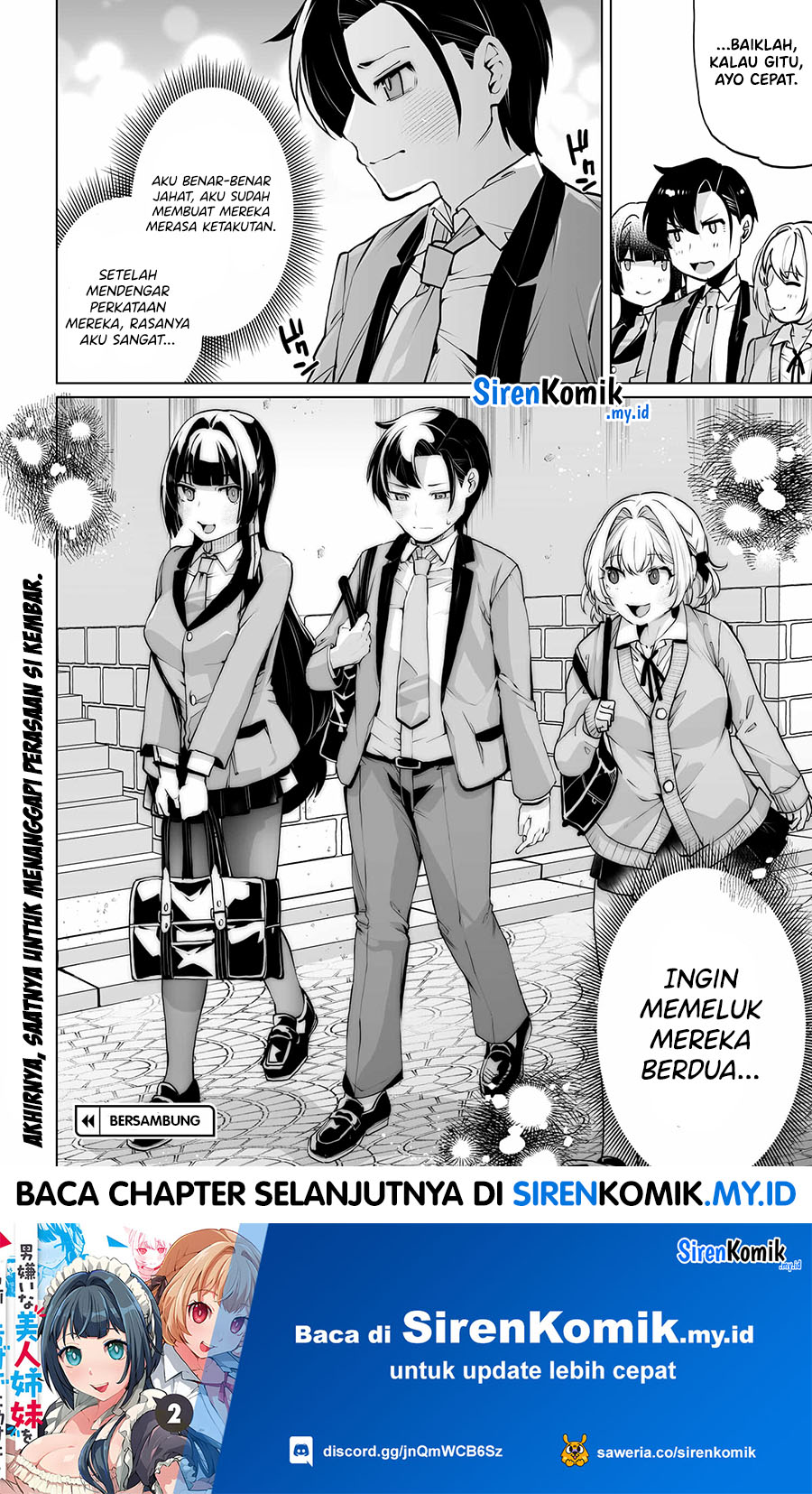 Otoko Girai na Bijin Shimai wo Namae mo Tsugezu ni Tasuketara Ittai Dounaru? Chapter 14 Gambar 20