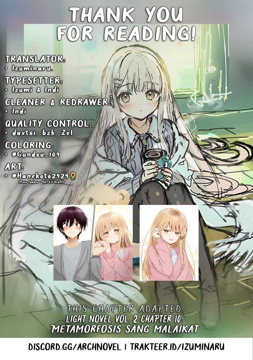 Otonari no Tenshi-sama ni Itsunomanika Dame Ningen ni Sareteita Ken Chapter 22.2 Gambar 14