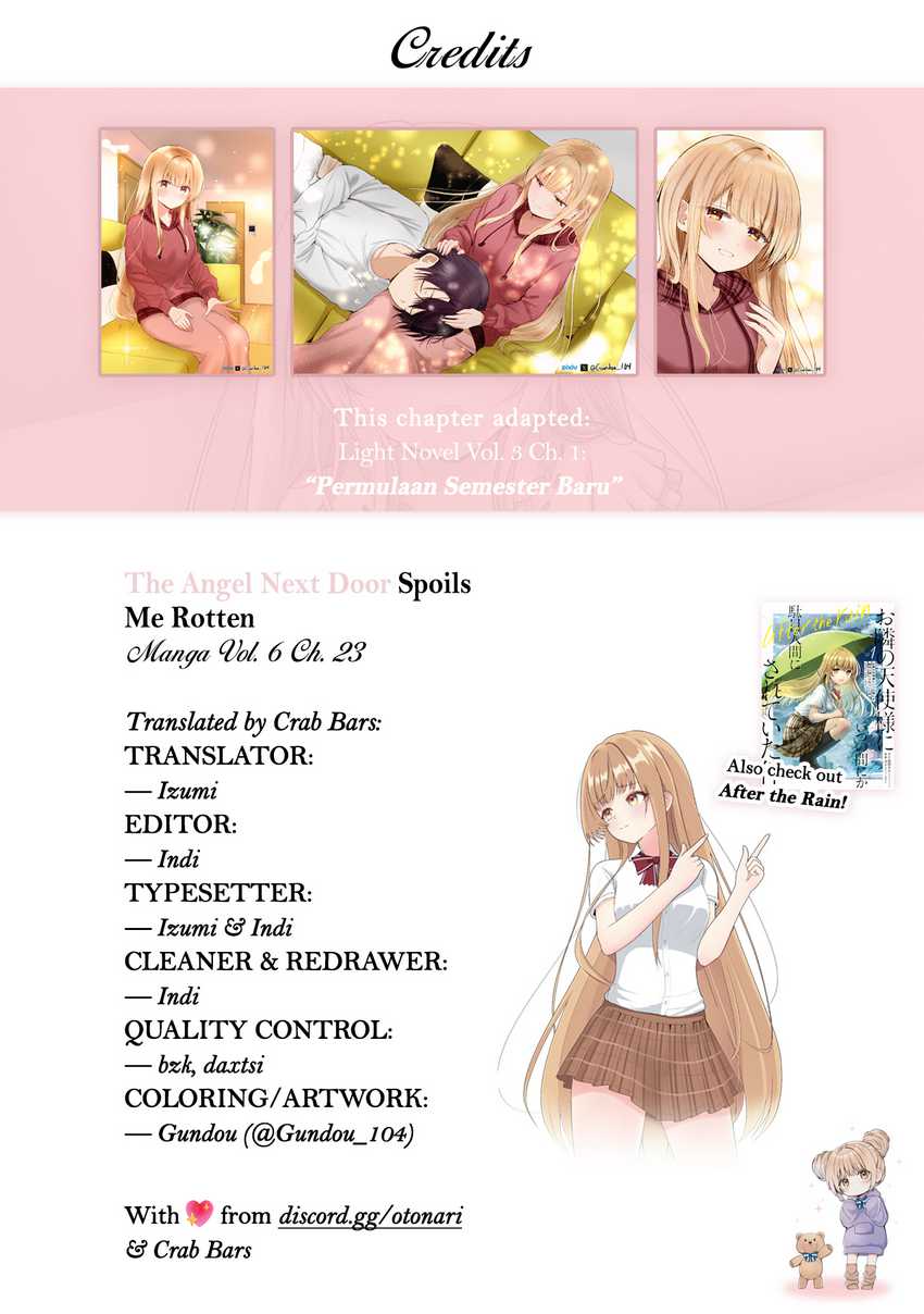 Otonari no Tenshi-sama ni Itsunomanika Dame Ningen ni Sareteita Ken Chapter 23.4 Gambar 10