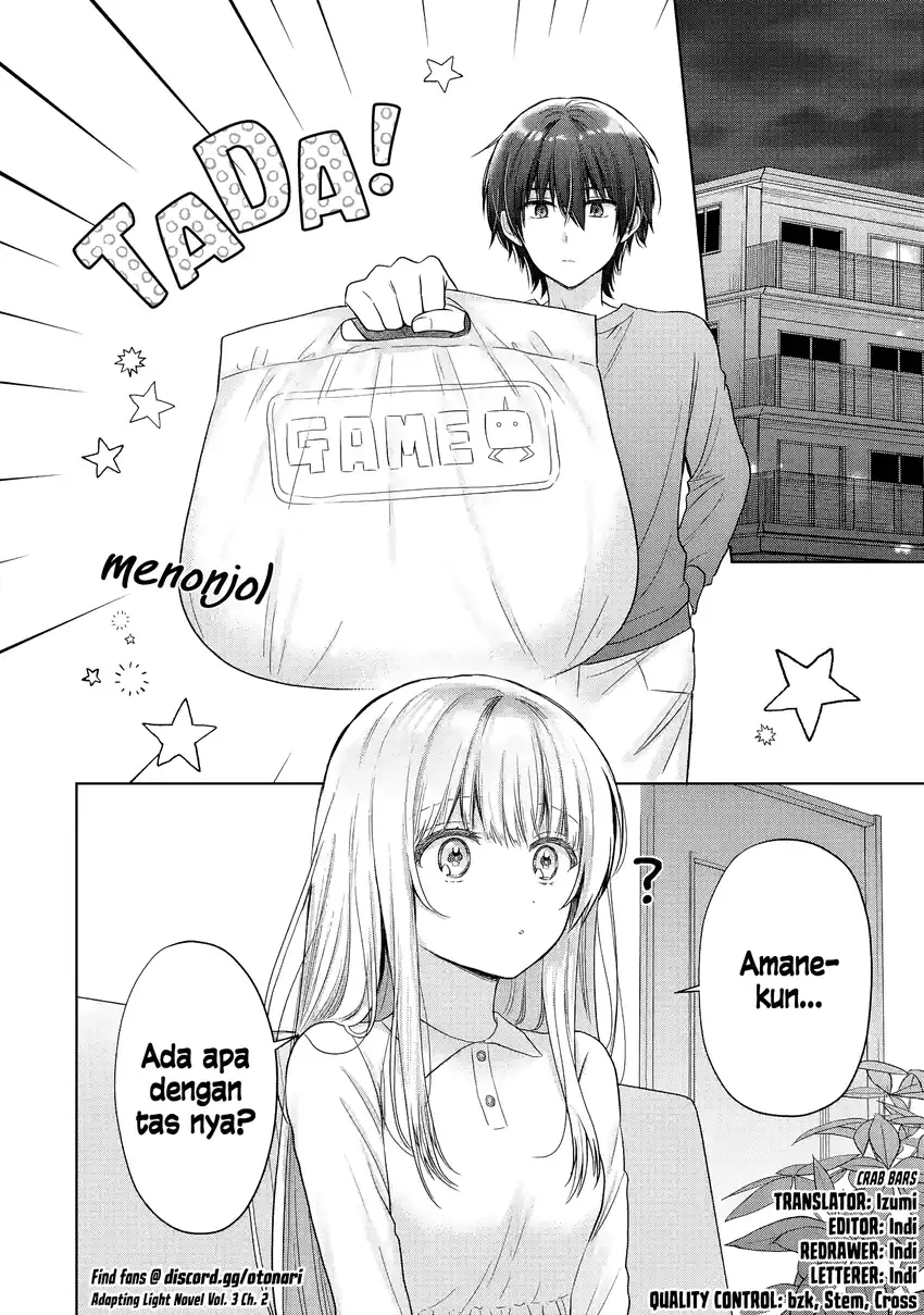 Baca Komik Otonari no Tenshi-sama ni Itsunomanika Dame Ningen ni Sareteita Ken Chapter 24.2 Gambar 1