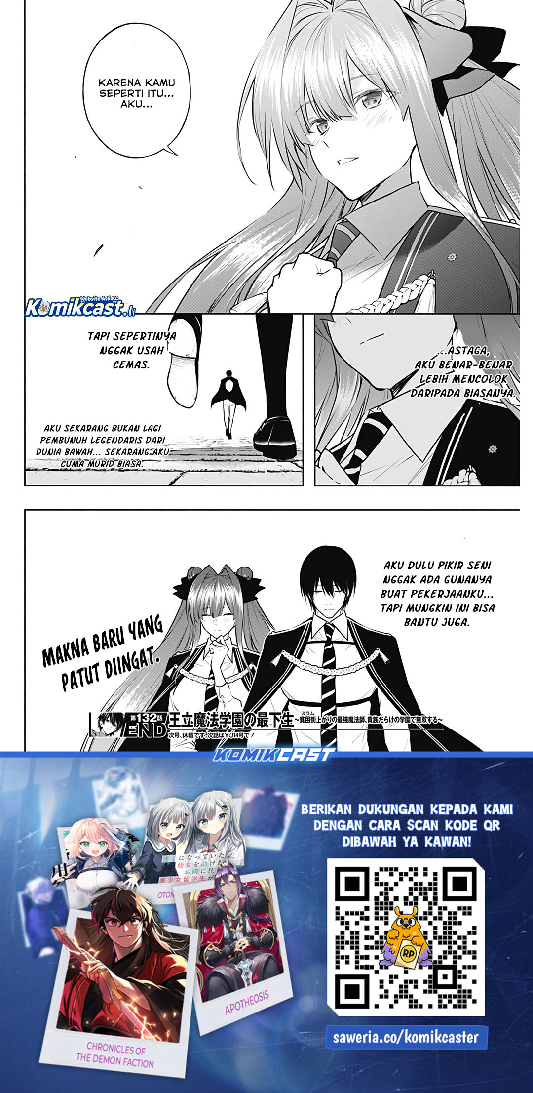 Ouritsu Mahou Gakuen no Saikasei: Slum Agari no Saikyou Mahoushi, Kizoku darake no Gakuen de Musou suru Chapter 132 Gambar 18