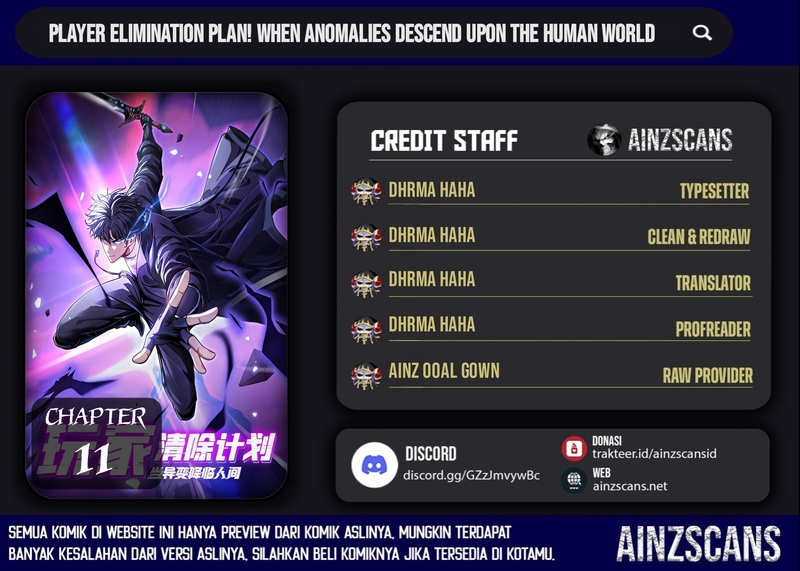 Baca Komik Player Elimination Plan! When the Mutation Descends Upon the World Chapter 11 Gambar 1