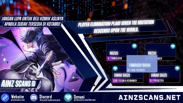 Baca Komik Player Elimination Plan! When the Mutation Descends Upon the World Chapter 2 Gambar 1