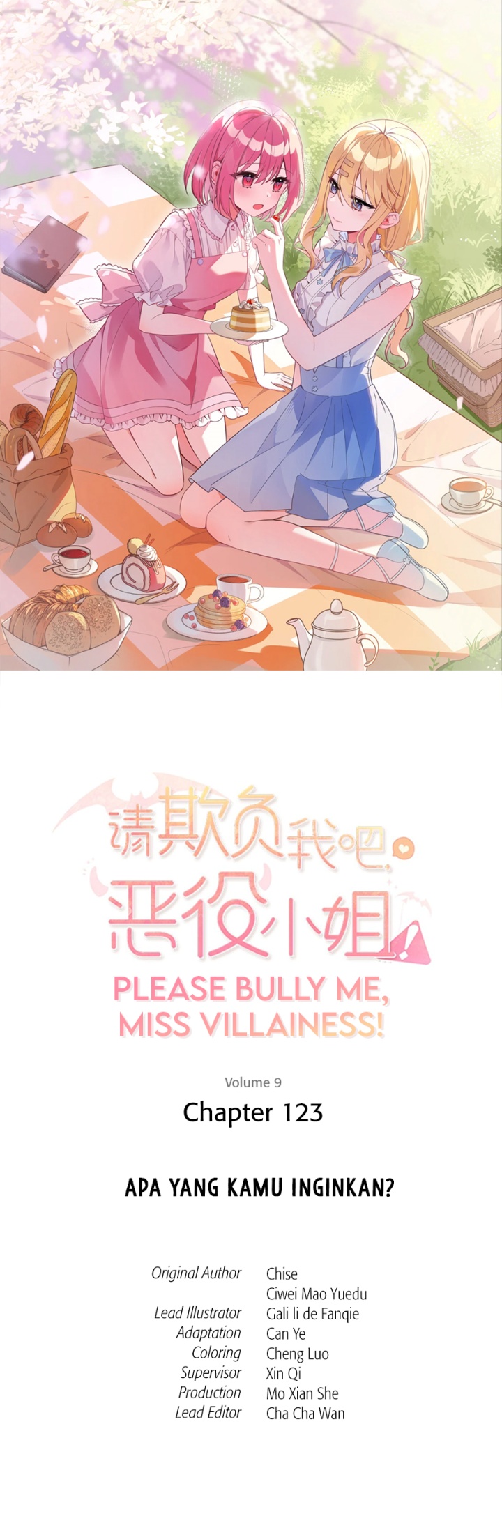 Baca Manhua Please Bully Me, Miss Villainess! Chapter 123 Gambar 2