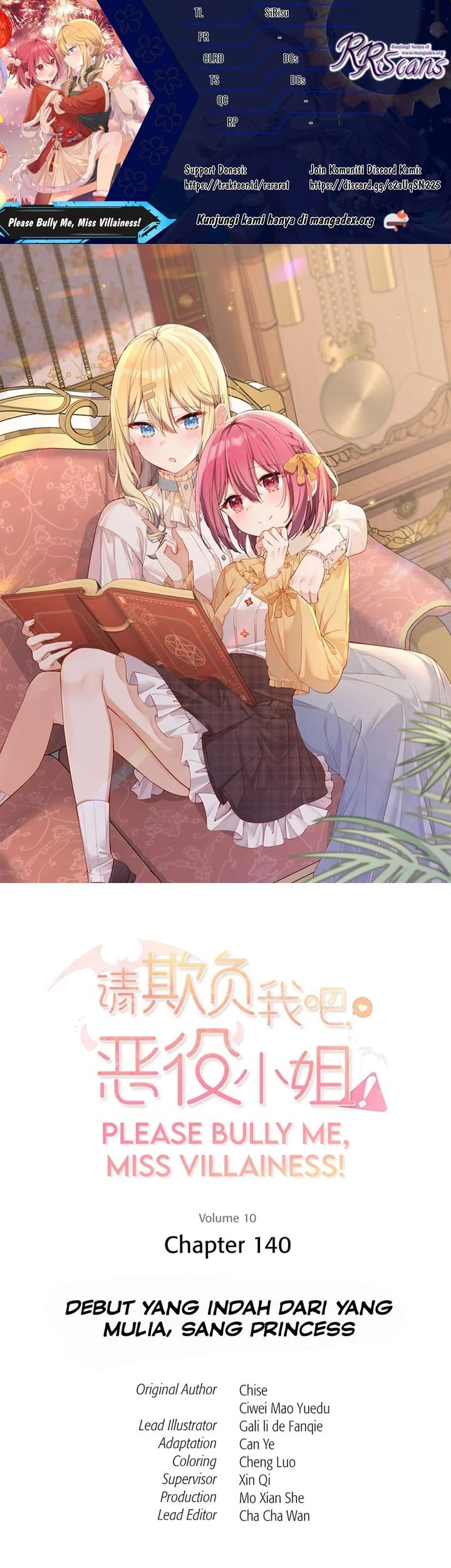 Komik Please Bully Me, Miss Villainess! Chapter 140 gambar 1