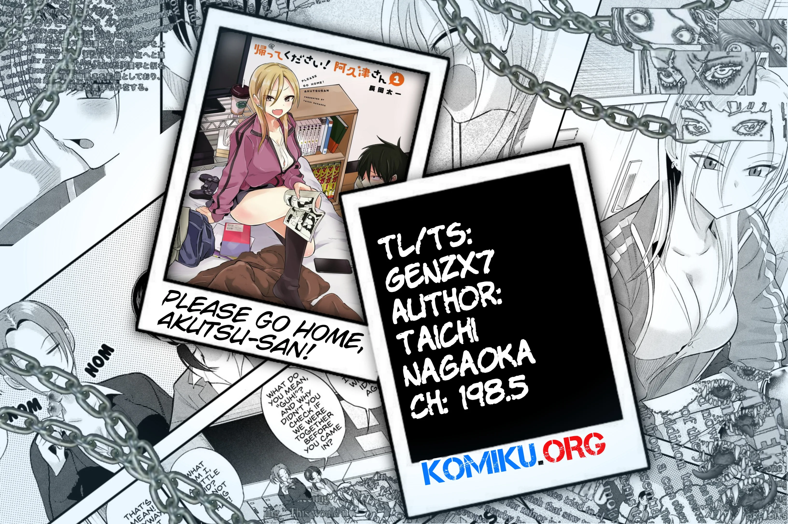 Komik Please Go Home, Akutsu-san! Chapter 198.5 gambar nomor 1