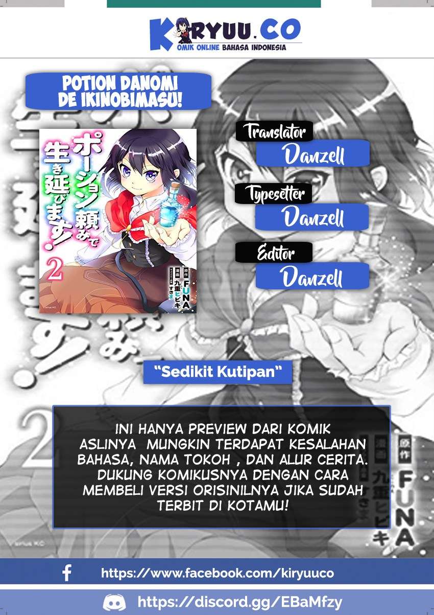 Baca Komik Potion-danomi de Ikinobimasu! Chapter 2.1 Gambar 1