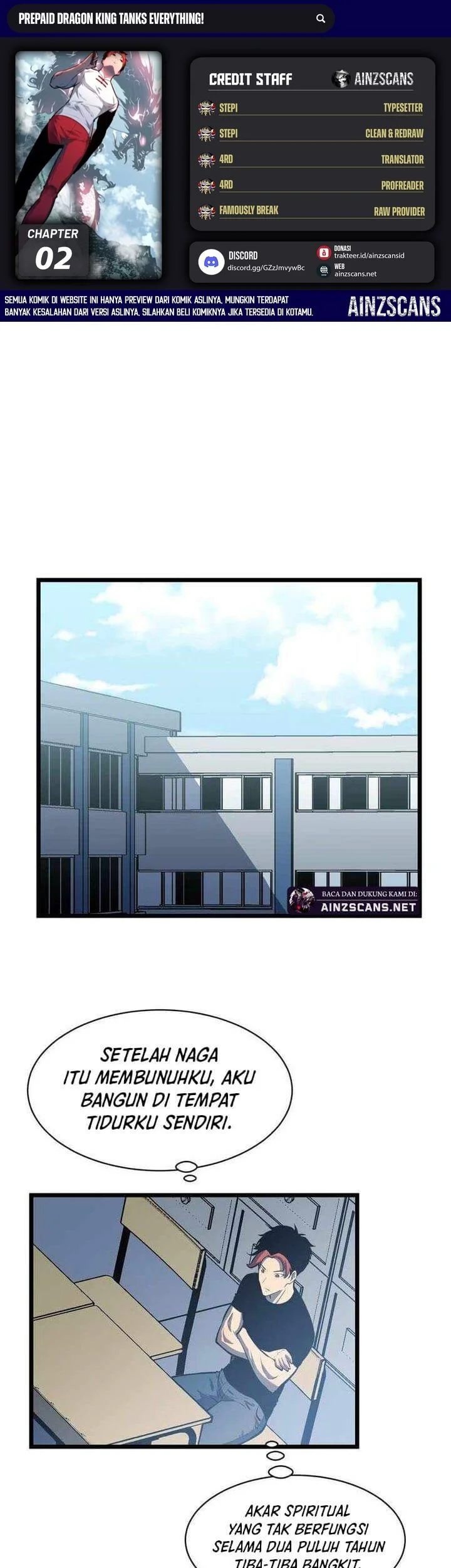 Komik Prepaid Dragon King Tanks Everything! Chapter 2 gambar 1