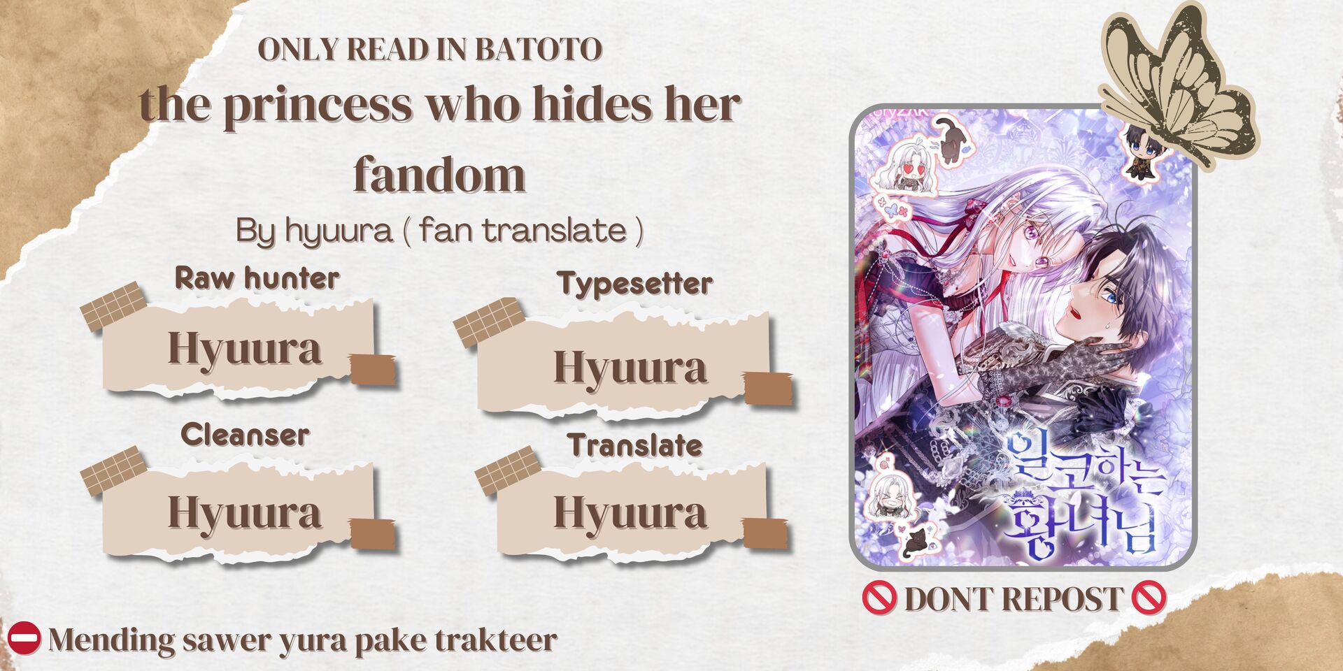 Baca Komik Princess Who Hides Her Fandom Chapter 19 Gambar 1