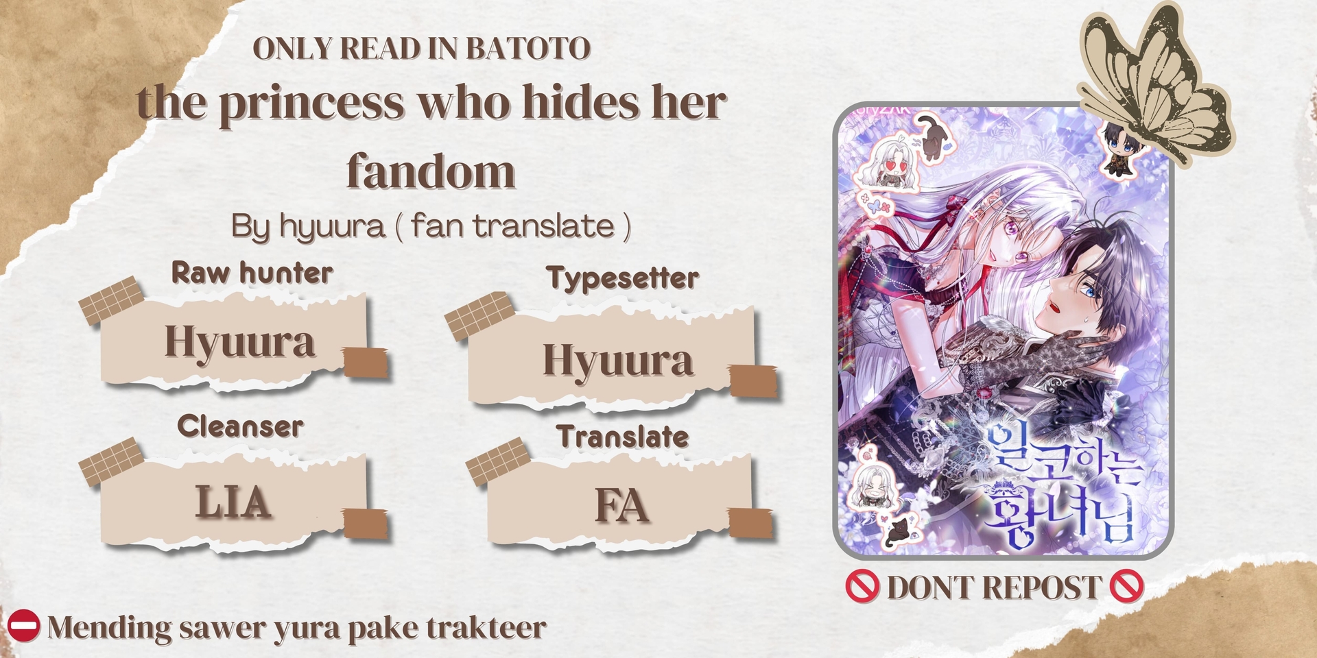 Baca Komik Princess Who Hides Her Fandom Chapter 31 Gambar 1