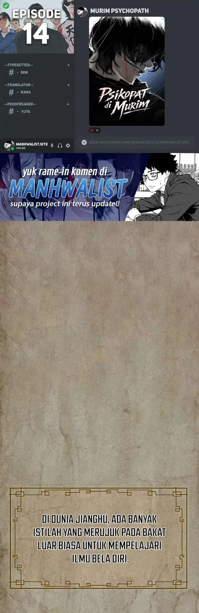 Komik Psychopath in Murim Chapter 14 gambar 1