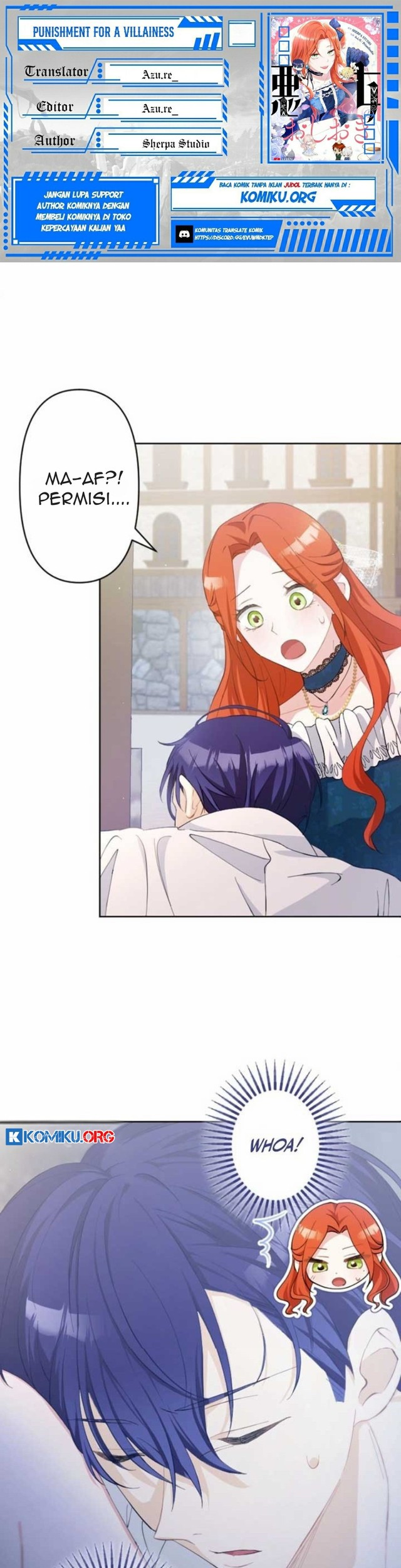 Baca Komik Punishment for a Villainess Chapter 9 Gambar 1
