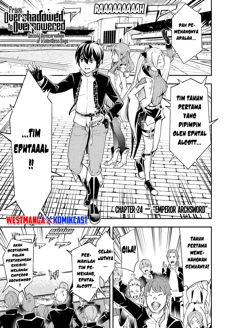Manga Rakudai Kenja Gakuin no Msou ~ Nidome no Tensei, S Rank Cheat Majutsushi Boukenroku Chapter 24 gambar 2
