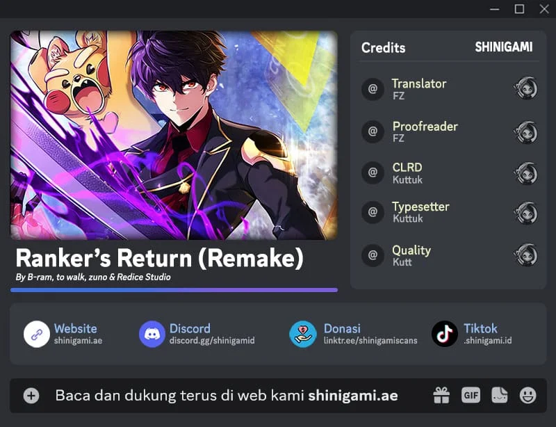 Komik Ranker’s Return (Remake) Chapter 169 gambar 1