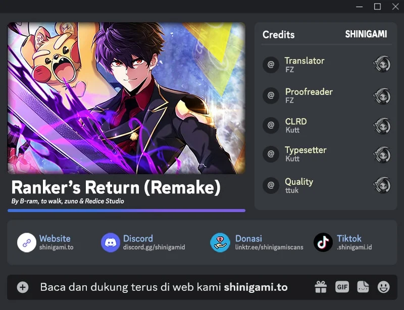 Komik Ranker’s Return (Remake) Chapter 217 gambar nomor 1