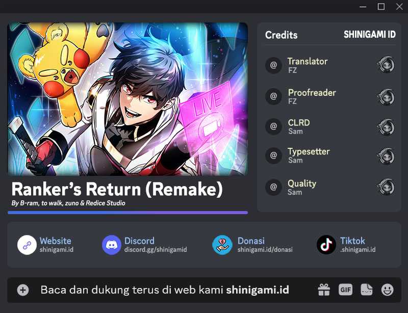 Komik Ranker’s Return Chapter 106 gambar nomor 1
