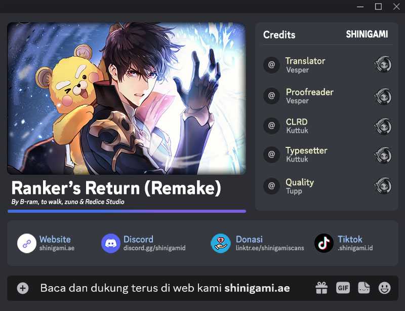 Baca Komik Ranker’s Return Chapter 159 Gambar 1