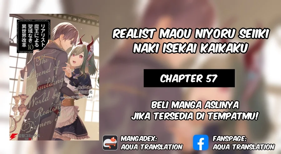 Komik Realist Maou Niyoru Seiiki Naki Isekai Kaikaku Chapter 57 gambar 1