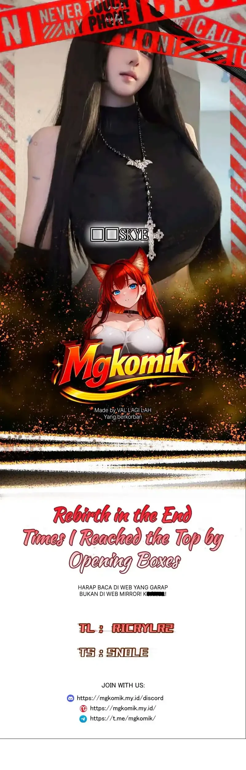Komik Rebirth in the Apocalypse: I Reach the Top by Opening Boxes Chapter 103 gambar 1