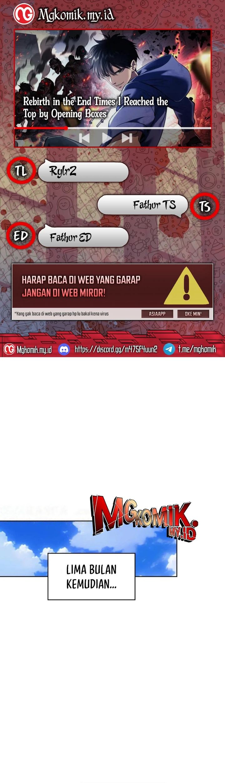 Komik Rebirth in the Apocalypse: I Reach the Top by Opening Boxes Chapter 36 gambar nomor 1