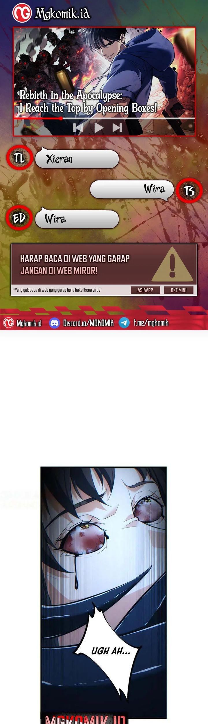 Komik Rebirth in the Apocalypse: I Reach the Top by Opening Boxes Chapter 44 gambar nomor 1