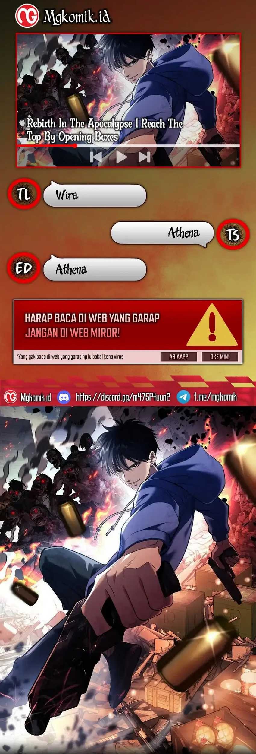 Baca Komik Rebirth in the Apocalypse: I Reach the Top by Opening Boxes Chapter 58 Gambar 1