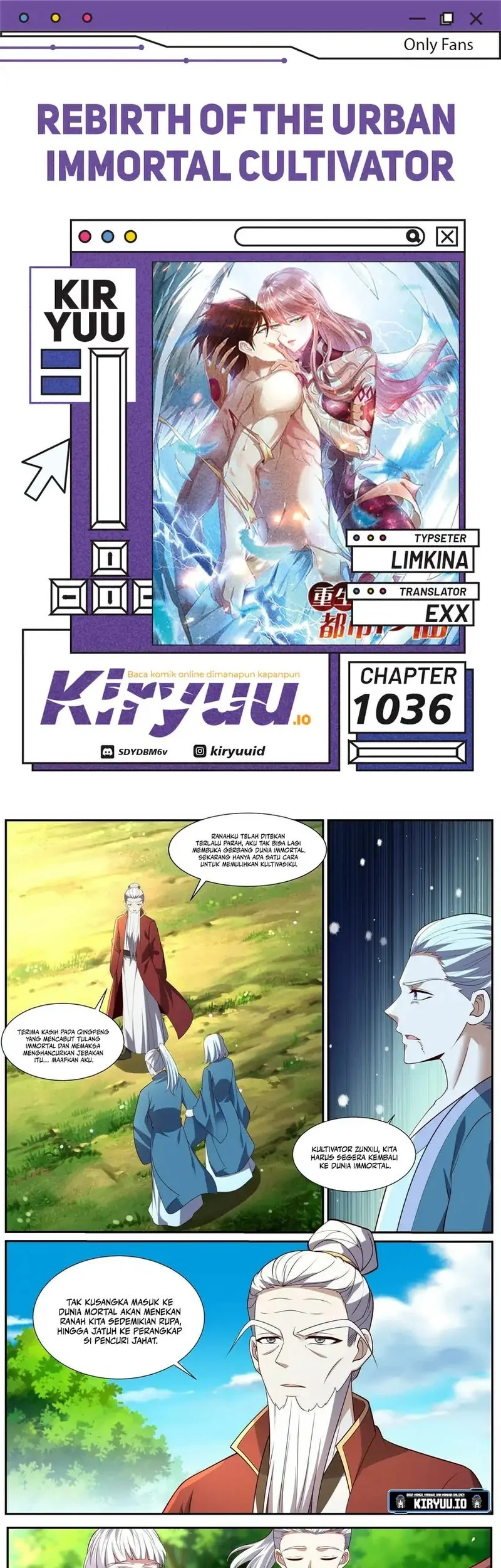 Komik Rebirth Of The Urban Immortal Cultivator Chapter 1036 gambar nomor 1