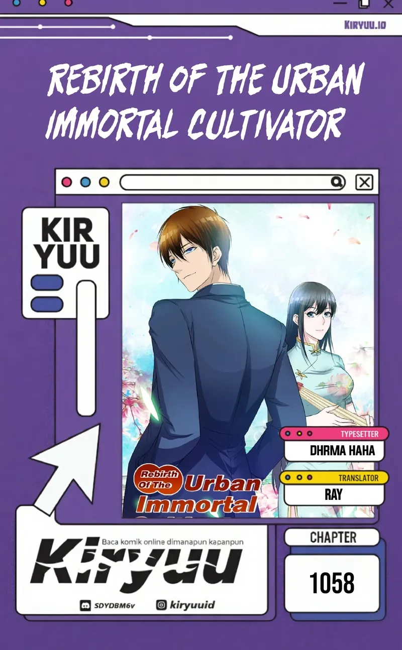 Rebirth Of The Urban Immortal Cultivator Chapter 1058
