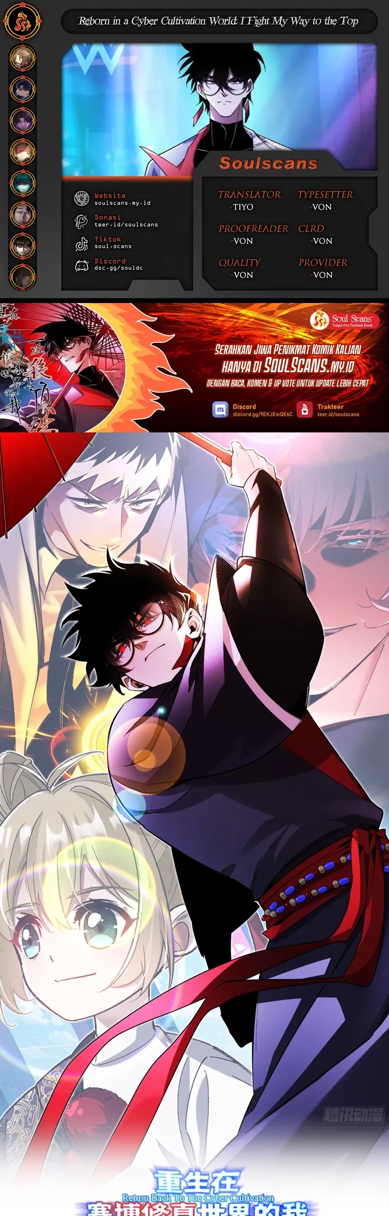 Baca Komik Reborn in a Cyber-Cultivation World: I Fight My Way to the Top Chapter 14 Gambar 1