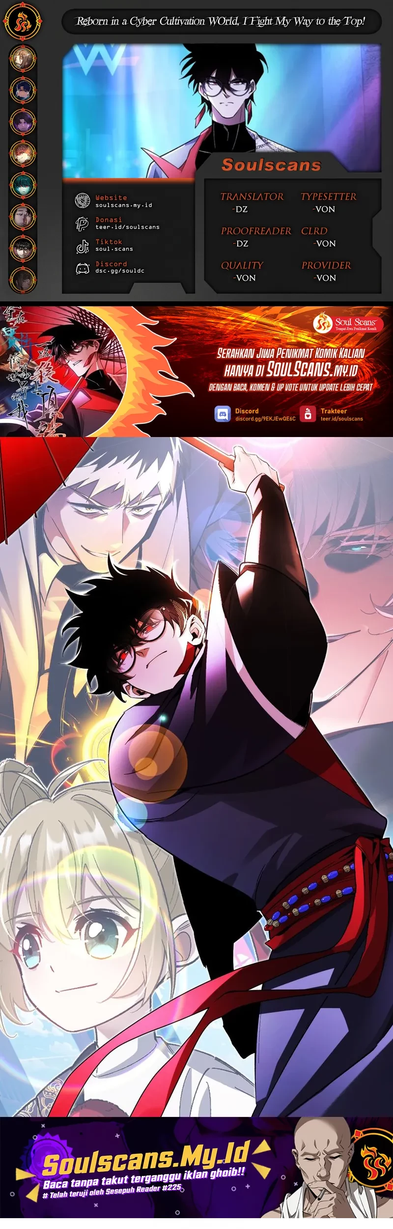 Baca Komik Reborn in a Cyber-Cultivation World: I Fight My Way to the Top Chapter 15 Gambar 1