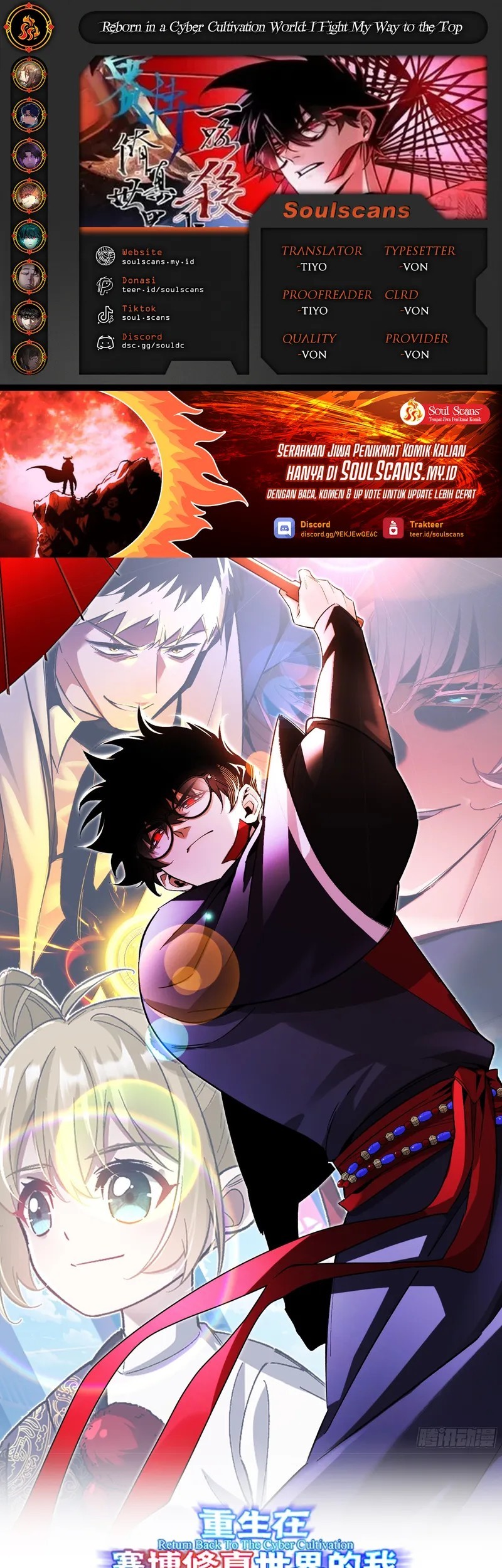 Baca Komik Reborn in a Cyber-Cultivation World: I Fight My Way to the Top Chapter 21 Gambar 1