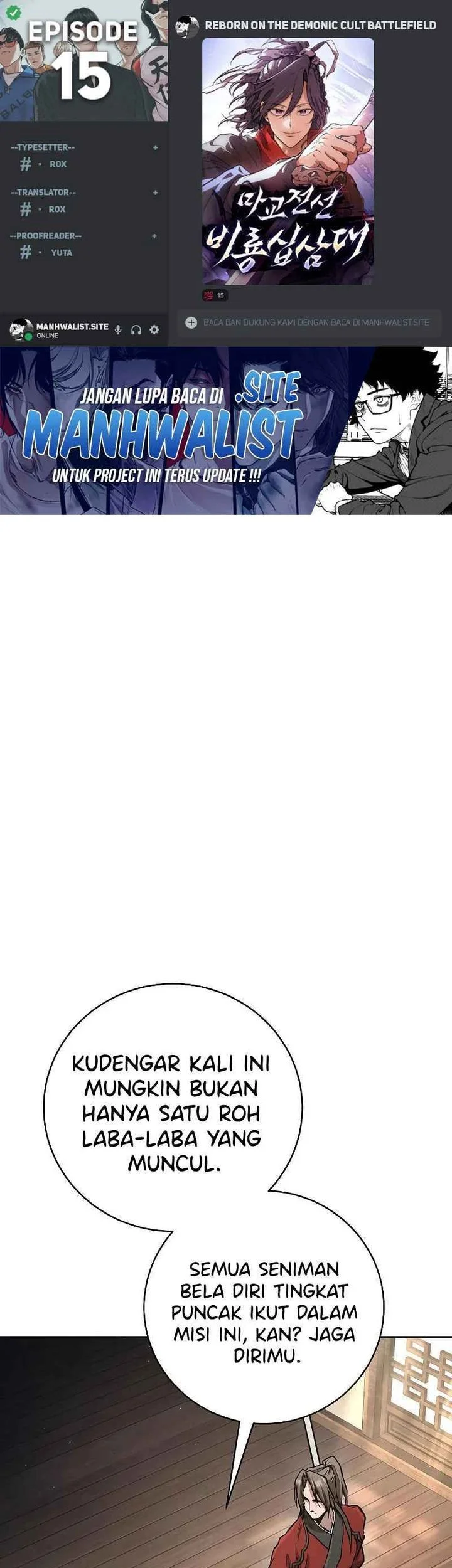 Komik Reborn on the Demonic Cult Battlefield Chapter 15 gambar 1