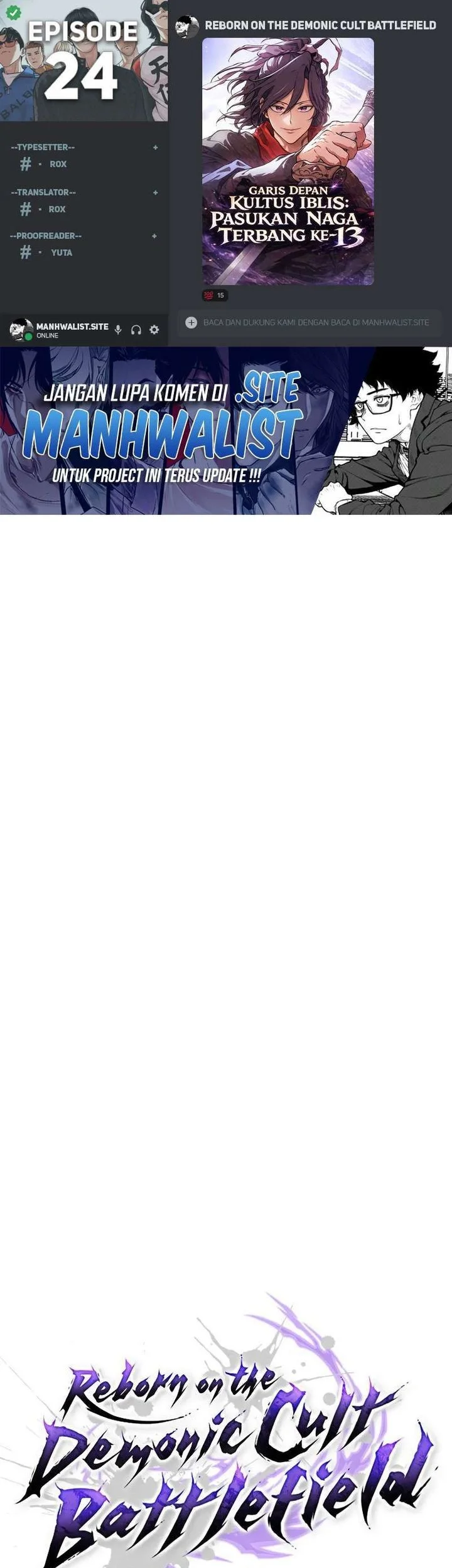 Komik Reborn on the Demonic Cult Battlefield Chapter 24 gambar 1