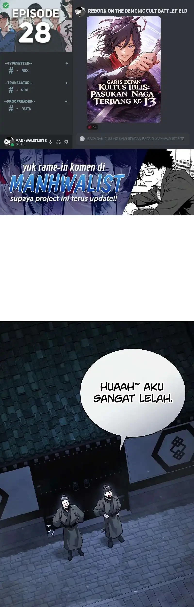Komik Reborn on the Demonic Cult Battlefield Chapter 28 gambar 1