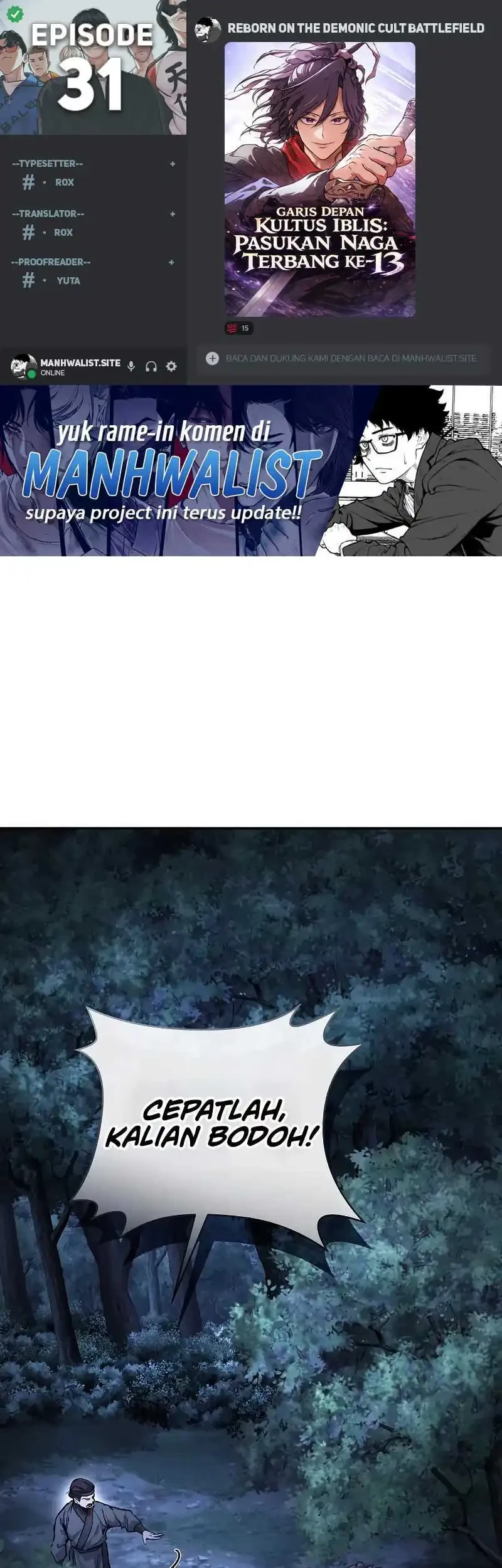 Komik Reborn on the Demonic Cult Battlefield Chapter 31 gambar 1