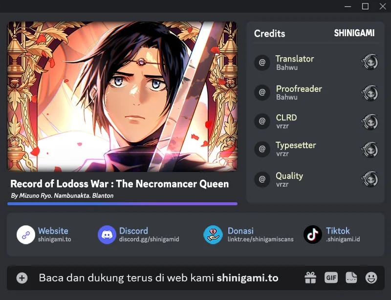 Komik Record of Lodoss War: The Necromancer Queen Chapter 3 gambar 1