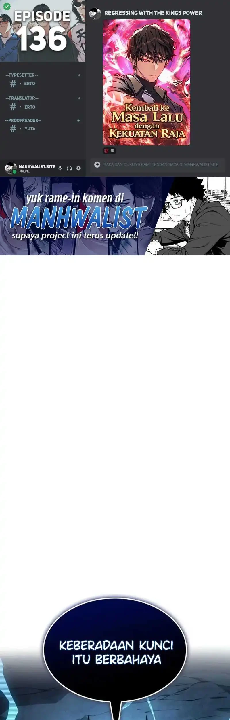 Komik Regressing With The King’s Power Chapter 136 gambar 1