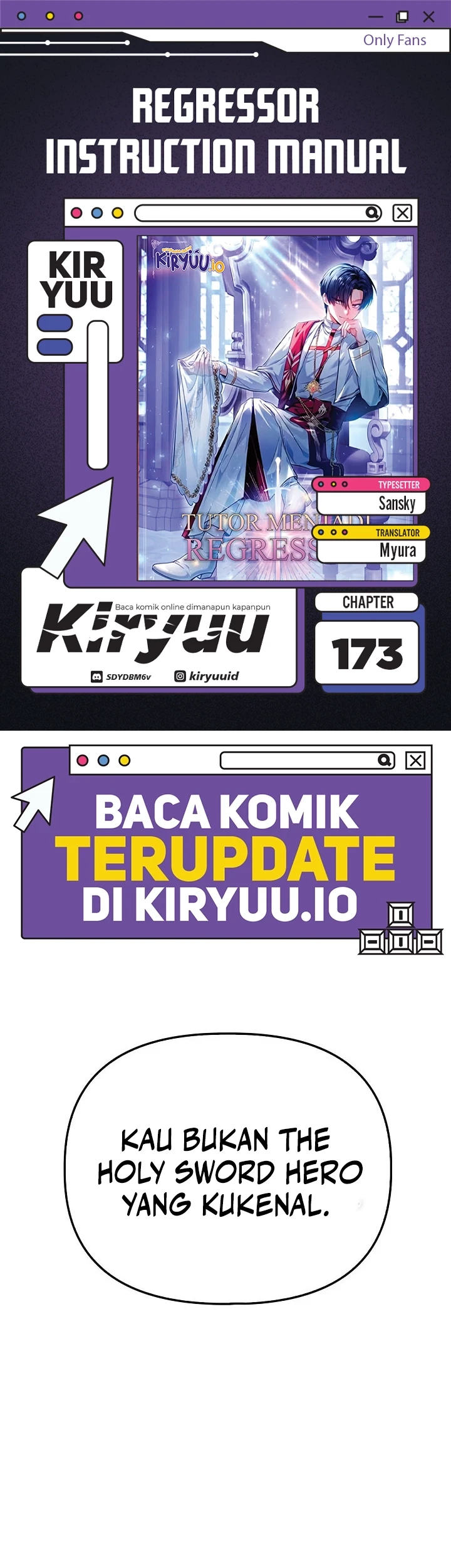 Komik Regressor Instruction Manual Chapter 173 gambar nomor 1