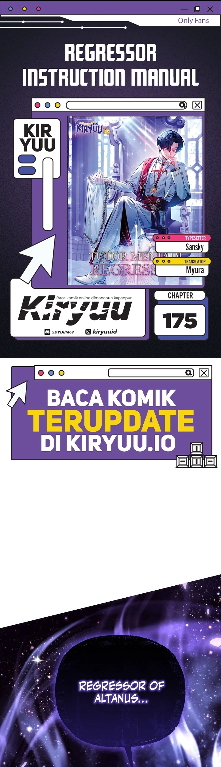 Komik Regressor Instruction Manual Chapter 175 gambar 1